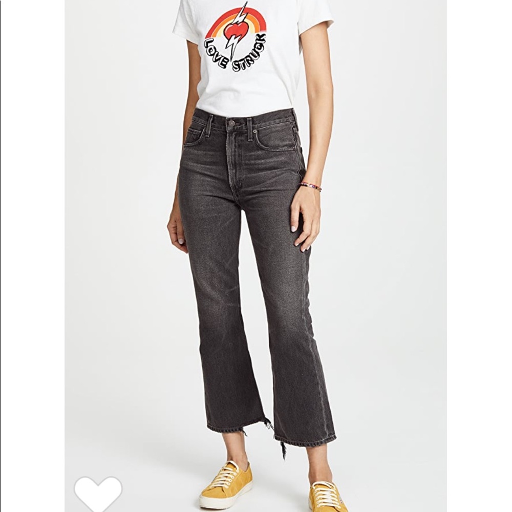 CItizen Estella High Rise ankle crop flare!